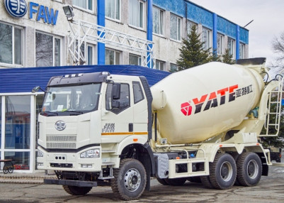 Новый миксер на базе шасси FAW 6х4 3250 Новый миксер на базе шасси FAW 6х4 3250
