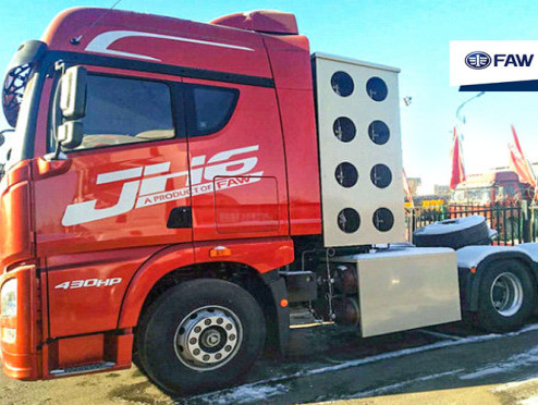 Тягачи FAW СПГ завоевывают рынок Синьцзяня